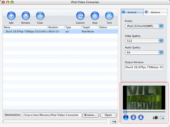 iPod video converting Mac software