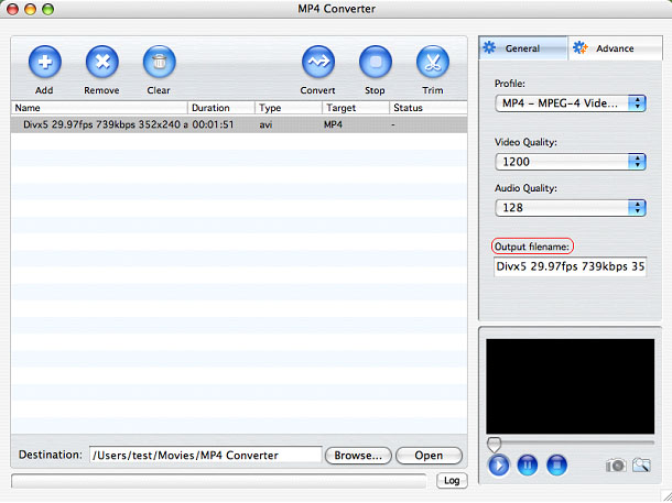 AVI to MP4 for Mac