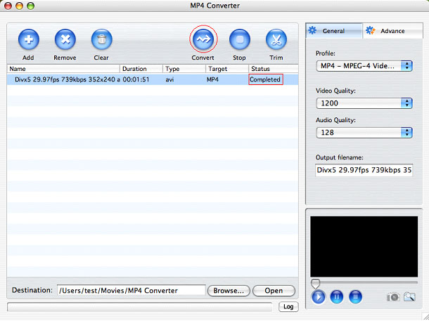 AVI to MP4 Converter Mac