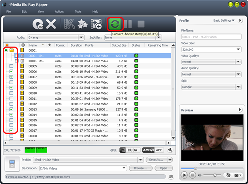 Rip Blu-ray to MP4