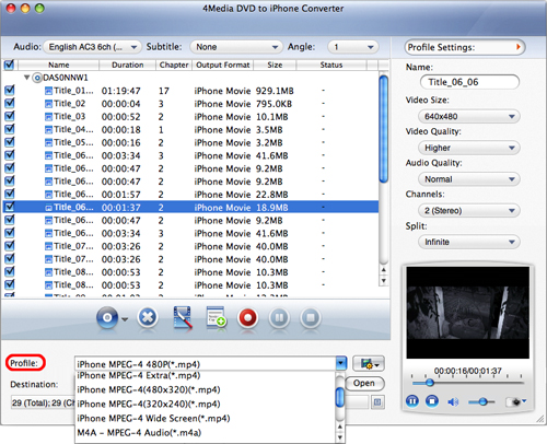 How to convert DVD to iPhone on Mac