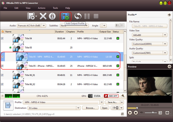 How to convert DVD to MP4