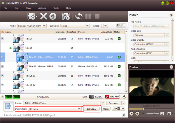 How to convert DVD movies