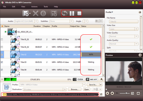 How to convert DVD disc to MP4