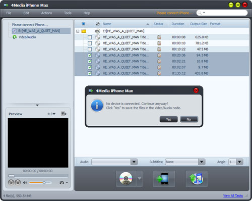 Manage iPhone content