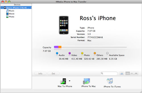 How to transfer iPhone to Mac