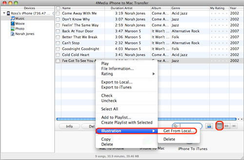 Backup iPhone music to Mac
