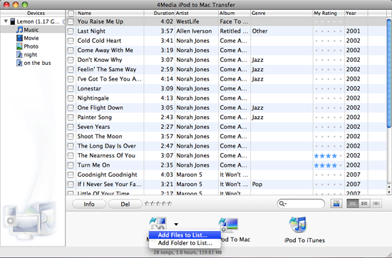 From Mac to iPod