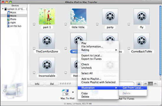 4Media iPod to Mac Transfer