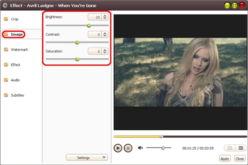 Video formats conversion