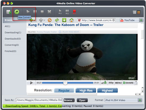 How convert online videos on Mac