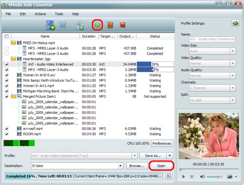 How to convert videos to XviD