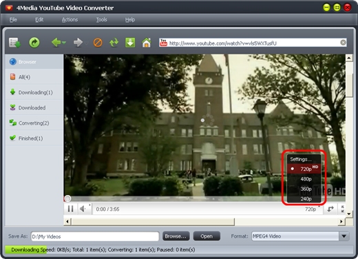how to convert Youtube HD videos