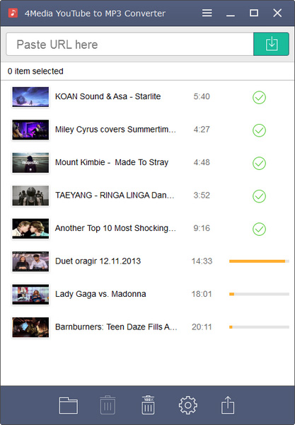 4Media YouTube to MP3 Converter