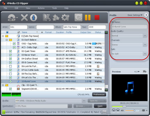 CD Ripper Software. Easily Convert CDs to MP3 or WAV